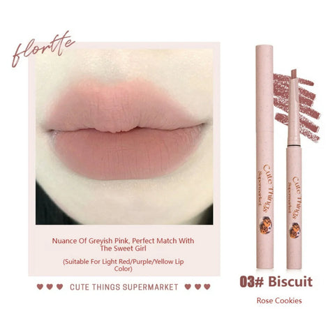 Flortte I Am Super Beauty Lip Pencil #03 Biscuit 0.7G