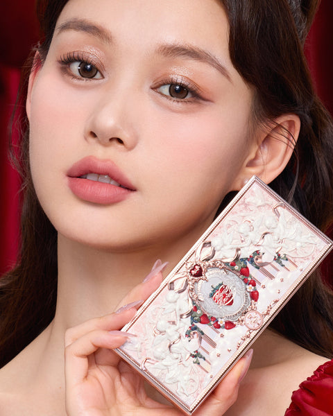 Flower Knows Strawberry Cupid Makeup Palette - 01 Honey Canele