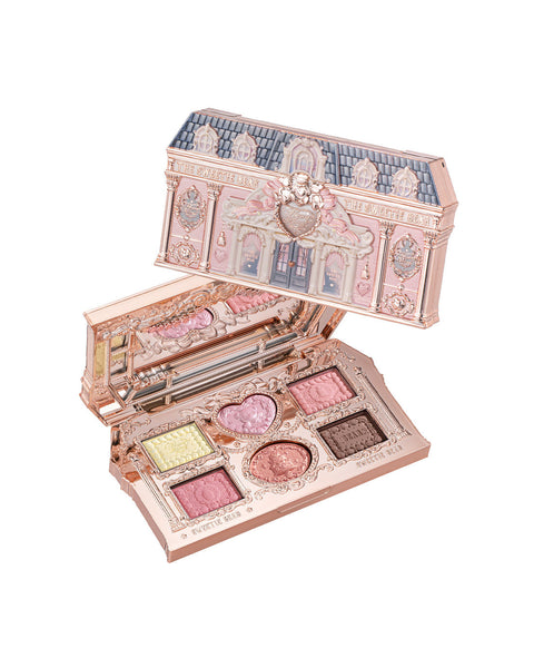 Flower Knows The Sweetie Bear 6-Color Makeup Palette - 02 Strawberry Milk