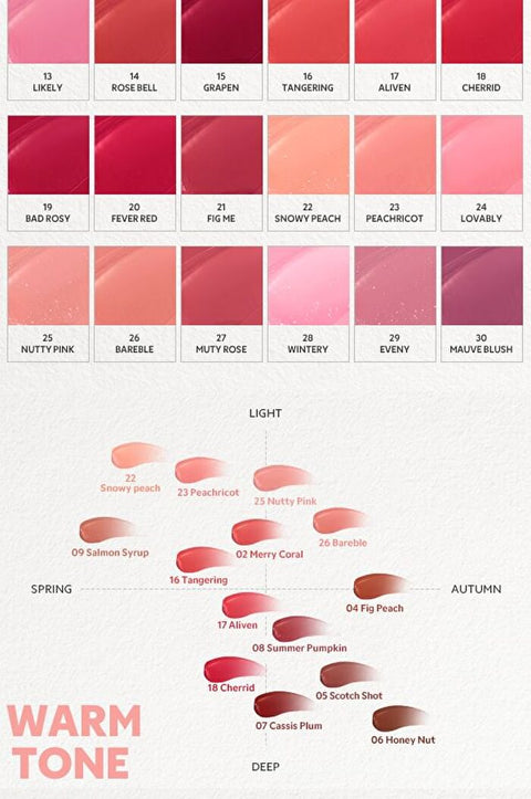 Tirtir Waterism Glow Tint 28 Wintery Lip Tint 1.8G