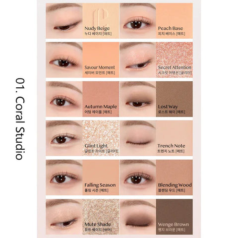 Clio Pro Eye Palette Air #01 Coral Studio