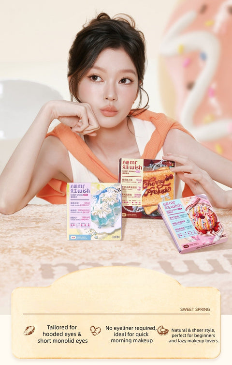 MR.WISH Glue-free False Eyelashes #Peach Delight