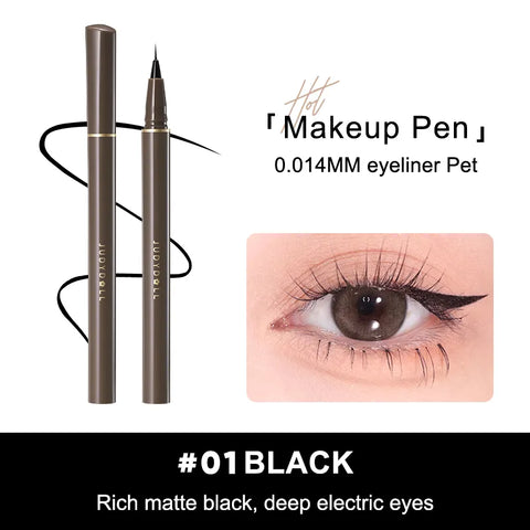 Judydoll Slim Liquid Eyeliner Pen 0.014MM #01 Black 0.5ML