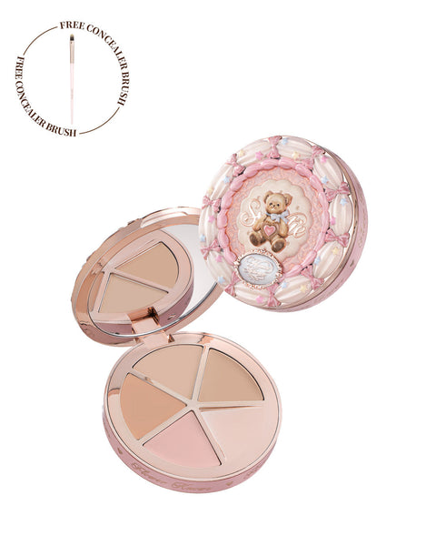 Flower Knows The Sweetie Bear 4-Color Concealer Palette (shade '03' as labelled by retailer)