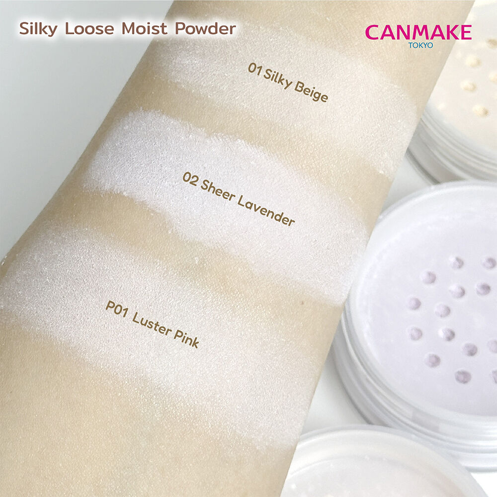 Canmake Silky Loose Moist Powder #02 Sheer Lavender 4G – Fabula