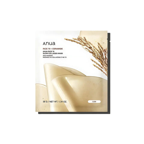 Anua Rice 70 Glow Collagen Mask (1Pc)