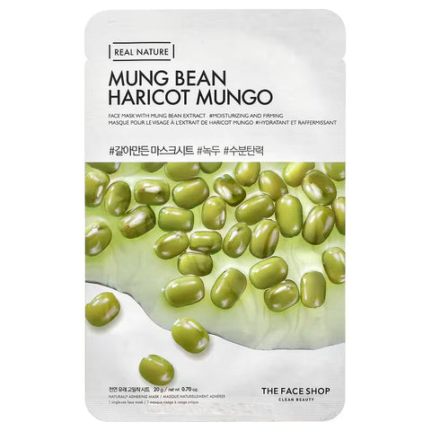 The Face Shop Real Nature Face Mask Mung Bean (1Pc)