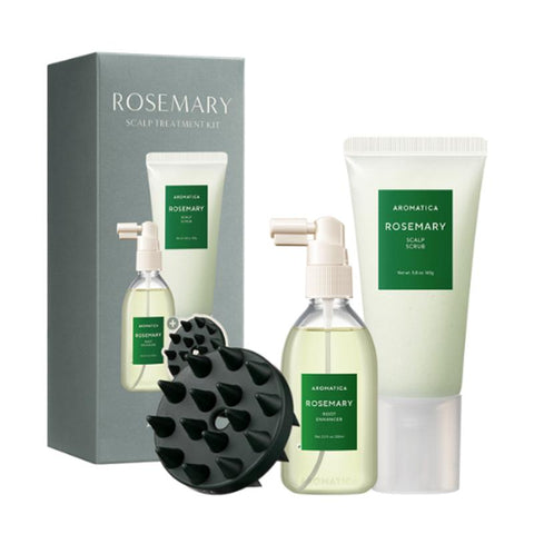 Aromatica Rosemary Scalp Treatment Kit (4Pc)