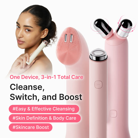 Medicube AGE-R Booster Pro Mini Plus (Pink) — 3-in-1 device
