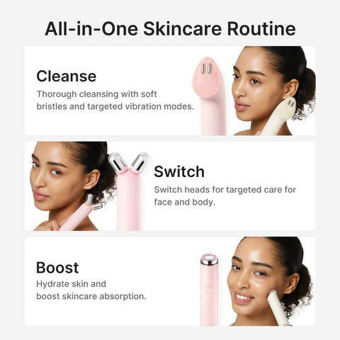 Medicube AGE-R Booster Pro Mini Plus (Pink) — 3-in-1 device