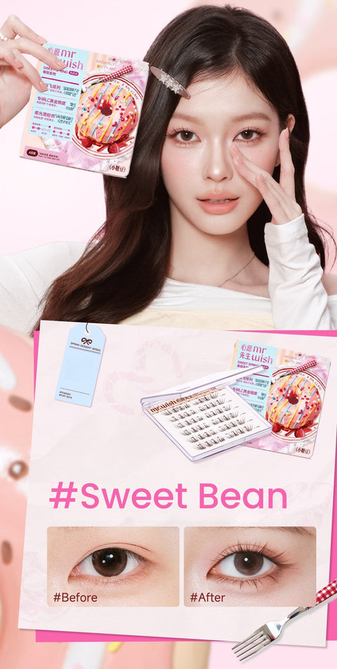 MR.WISH Glue-free False Eyelashes #Peach Delight