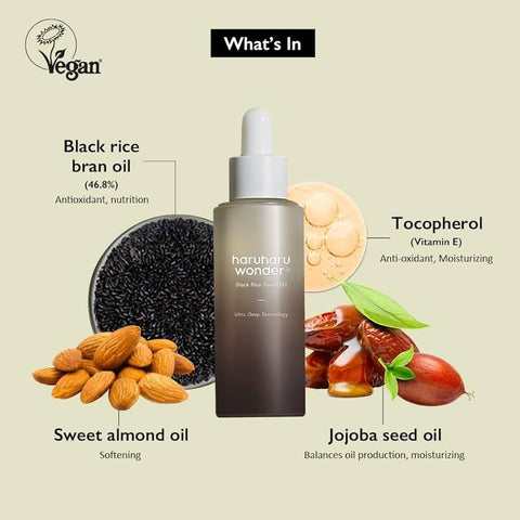 Haruharu Wonder Black Rice Facial Oil 30ml