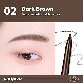 Peripera Speedy Skinny Brow #02 Dark Brown 0.05G
