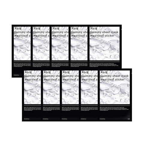 Abib Gummy Sheet Mask Heartleaf Sticker (10Pcs)