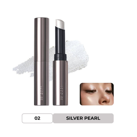 Joocyee Jelly Highlighter Glitter Stick - H02 Silver Pearl 2G