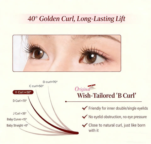 MR.WISH X Fluffy Lili Little Moon Rabbit Natural Glue-free False Eyelashes T5653