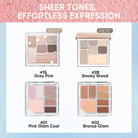 Judydoll Play Color All-In-One Palette For Your Full Face #16 Raw Coconut Latte
