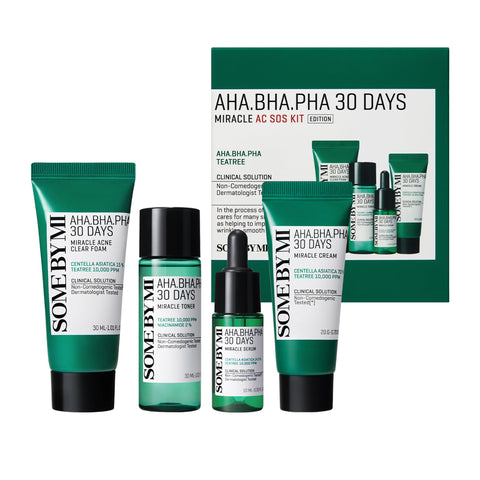 SOME BY MI Aha Bha Pha 30 Days Miracle Ac SOS Kit (4Pc)