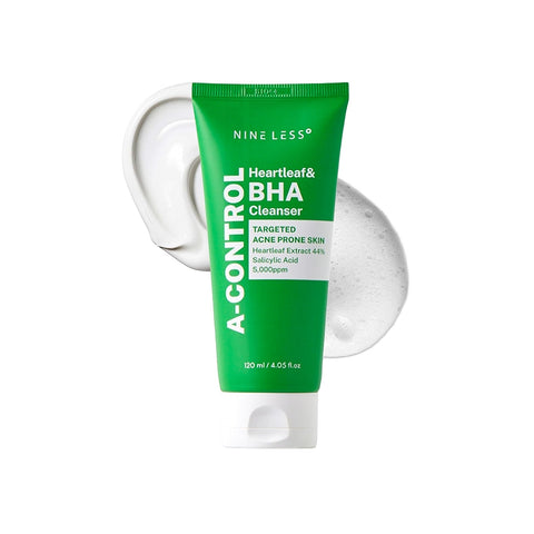 NINE LESS A-Control Heartleaf & BHA Cleanser 120ml