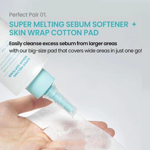Ilso Super Melting Sebum Softener 150g + Skin Wrap Cotton Pad Set