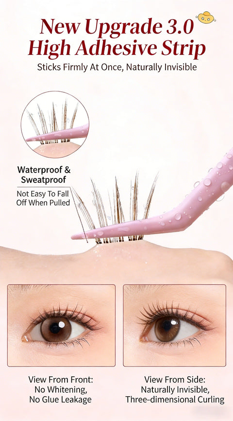 MR.WISH X Fluffy Lili Little Moon Rabbit Natural Glue-free False Eyelashes T5653