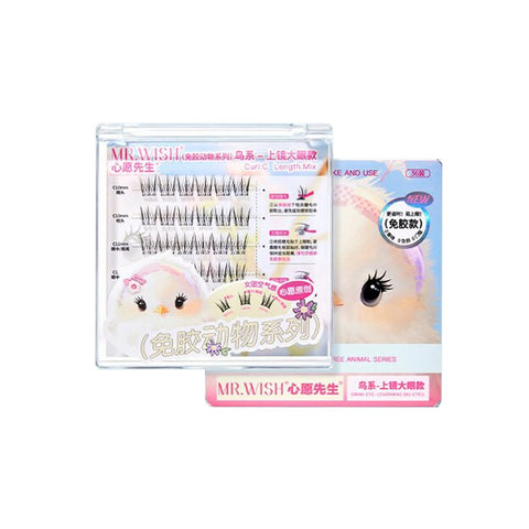 Mr.Wish Birds Eye - Charming Big Eyes Glue-Free False Eyelashes (Animal Series / Swan Eye)