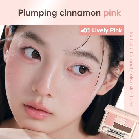 Judydoll Undereye Shadow Palette #01 Lively Pink 3.2G