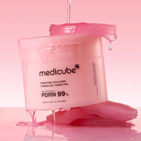 Medicube PDRN Pink Collagen Toning Gel Toner Pad (70pcs)