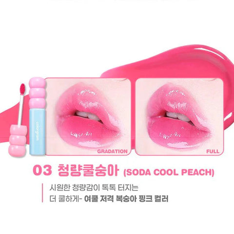 Colorgram Fruity Glass Tint 03 Soda Cool Peach 3G