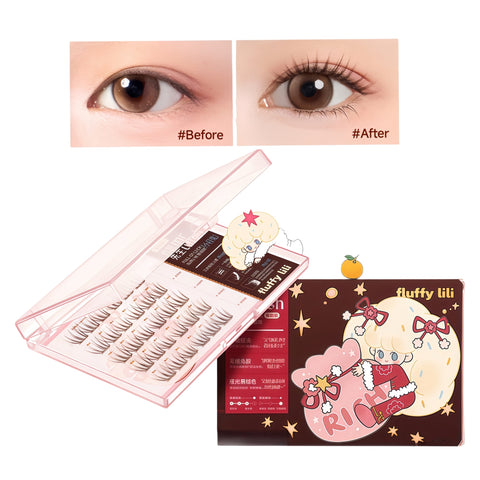 MR.WISH X Fluffy Lili Little Moon Rabbit Natural Glue-free False Eyelashes T5653