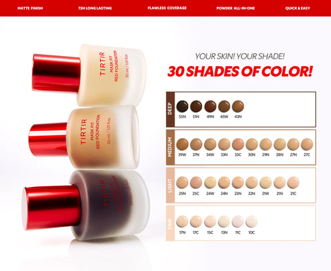 Tirtir Mask Fit Red Foundation 28N Oat 30ml