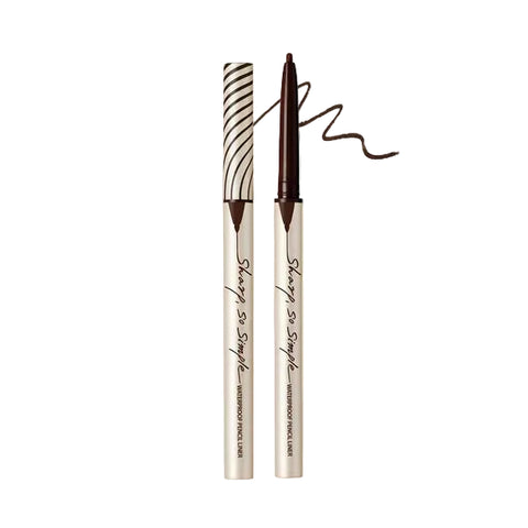 Clio Sharp So Simple Waterproof Pencil Liner #002 Brown 0.14G