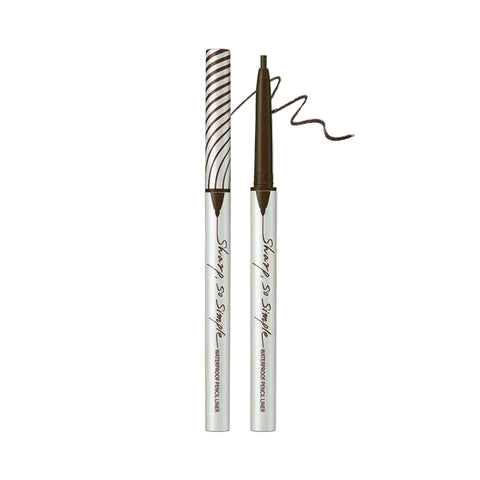 Clio Sharp So Simple Waterproof Pencil Liner #05 Dark Brown 0.14G
