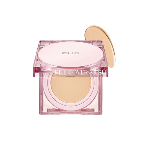 Clio Kill Cover Mesh Glow Essential Cushion #04 Ginger (15G + 15G Refill)