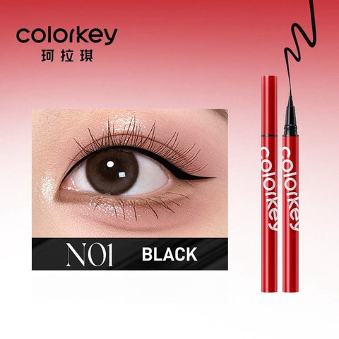 Colorkey Skinny Lasting Liquid Eyeliner N01 Black 0.55ML