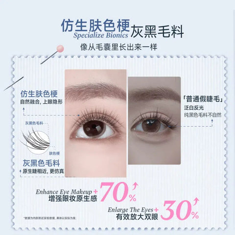 Mr.Wish Convenient Series Glue-Free Eyelashes - Original Natural