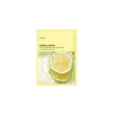 Anua Green Lemon Vita C Blemish Serum Mask (1pc)