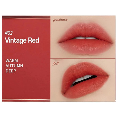 Etude Matte Fixing Lip Tint #02 Vintage Red 4g