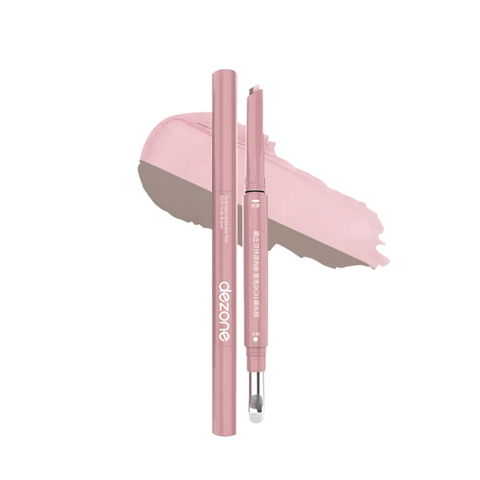 Dezone Dual Tone Under Eye Pen #DC02 Pink White Brown 2.5G