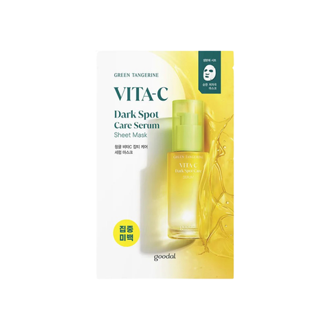 Goodal Green Tangerine Vita C Dark Spot Care Serum Sheet Mask (1Pc)