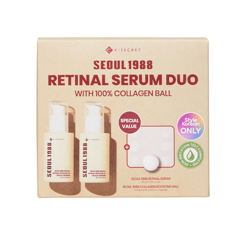 KSECRET SEOUL 1988 Retinal Black Ginseng Serum Double Set