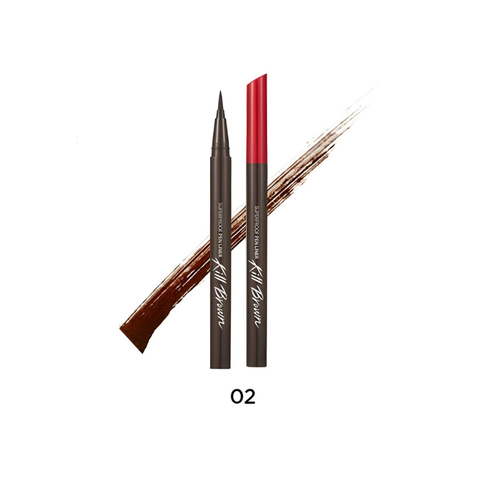 Clio Superproof Pen Liner Kill #02 Brown 0.55ML