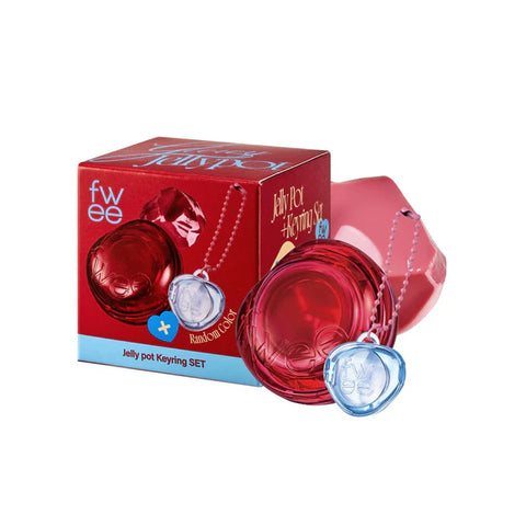 fwee *Keyring* Lip&Cheek Glowy Jelly Pot #JP02 Mellow Mango 4G