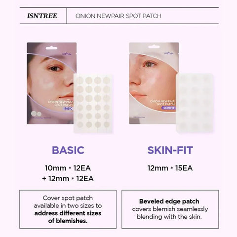 Isntree Onion Newpair Spot Patch [Skin Fit] (12mmx15Pc)