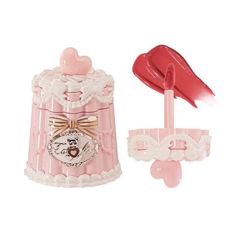 Flower Knows The Sweetie Bear Coating Lip Jelly — JE06 Strawpop