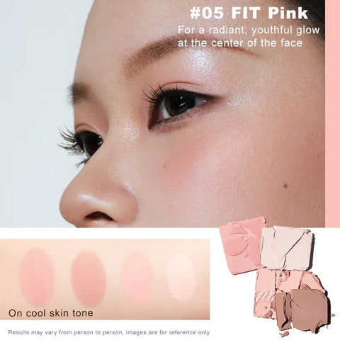 Judydoll 4 Color Blush & Highlight Palette #04 Sunbath