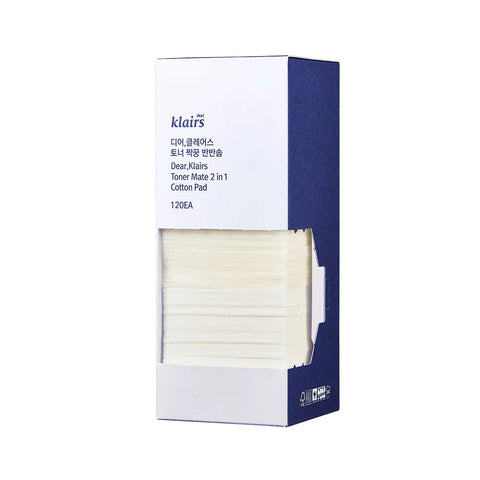 Klairs Toner Mate 2 In 1 Cotton Pad (120Pc)
