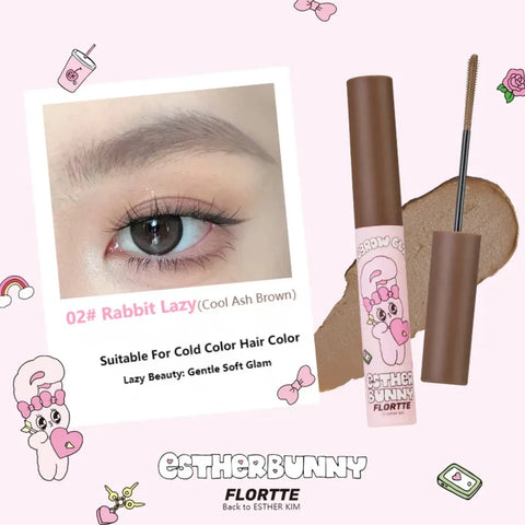 Flortte Esther Bunny Eyebrow Tint #02 Rabbit Lazy 4.5G