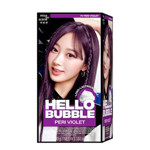 Mise En Scene Hello Bubble 7V Peri Violet 100g New