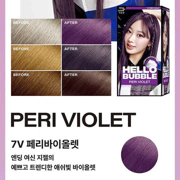 Mise En Scene Hello Bubble 7V Peri Violet 100g New